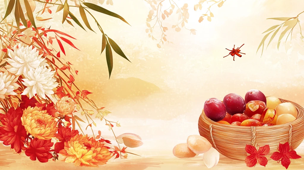春华秋实背景