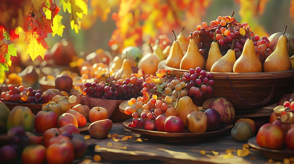 丰收果实场景