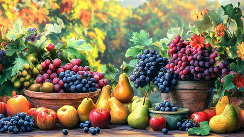 丰收果实场景