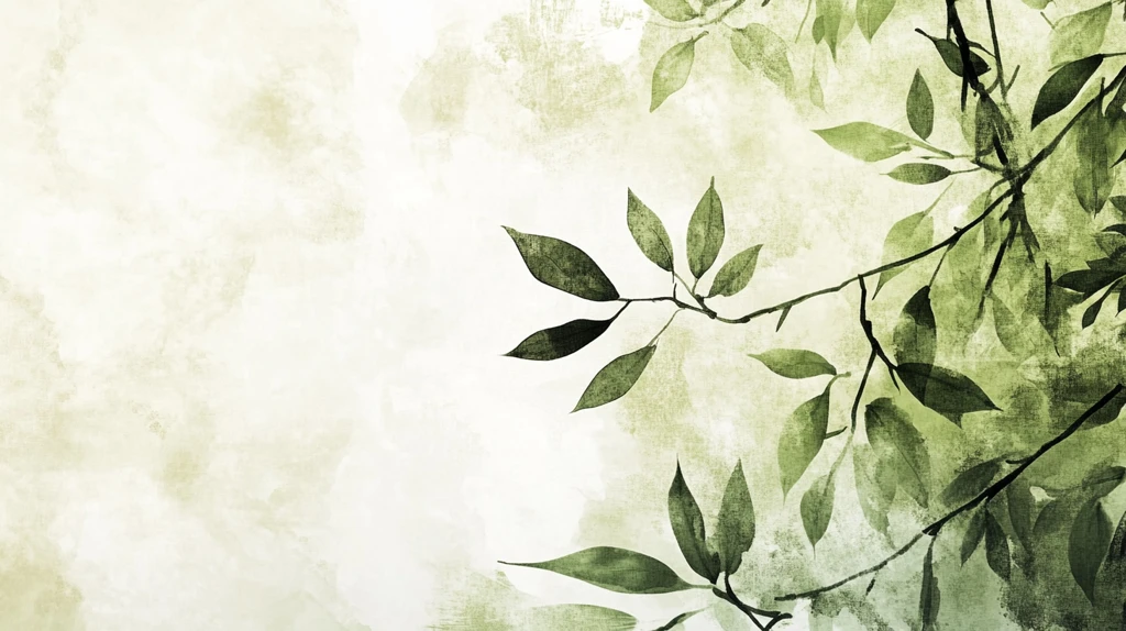 唯美枝叶背景