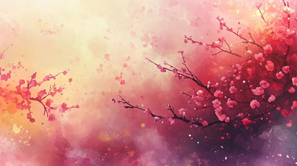 唯美梦幻梅花林