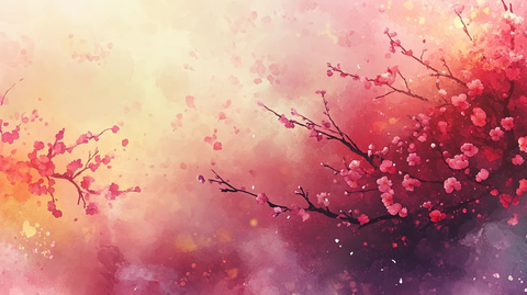 唯美梦幻梅花林