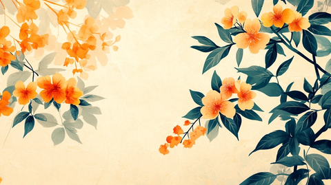 手绘花鸟壁纸壁画