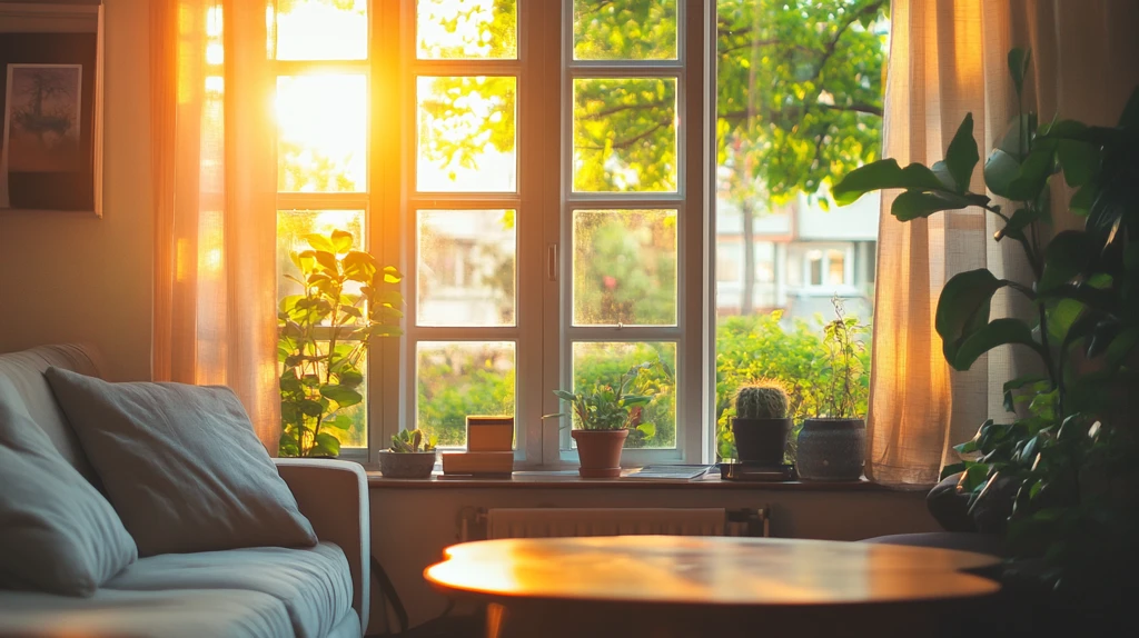 阳光植物窗台小绿植