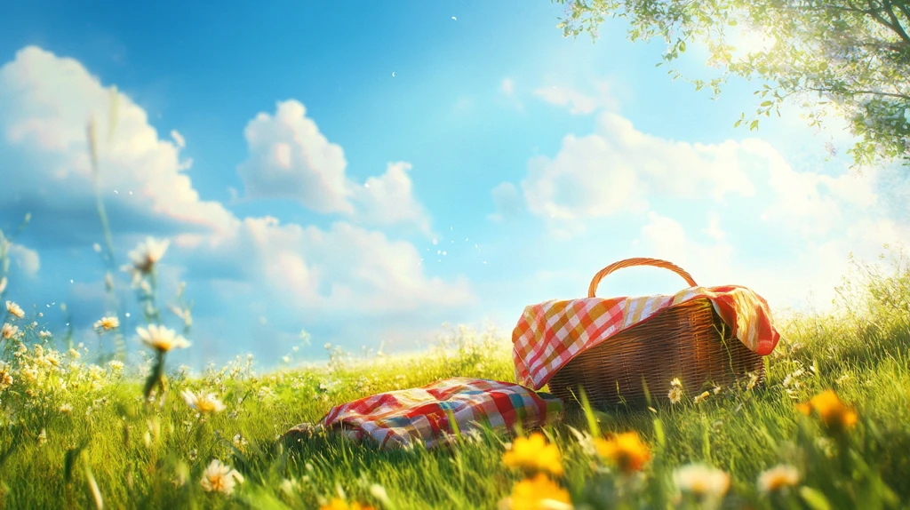 草地上野餐