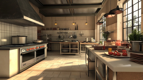 厨房渲染图