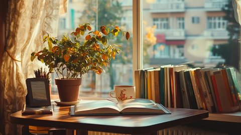 惬意的读书环境