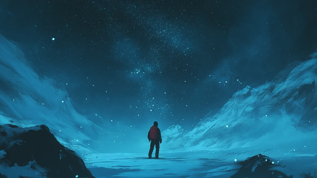 星辰大海男孩背影