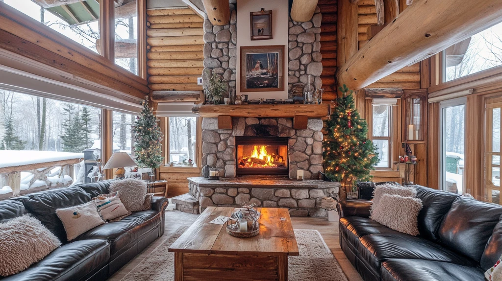 室内舒适冬天地炉