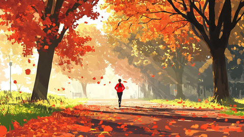 插画秋天