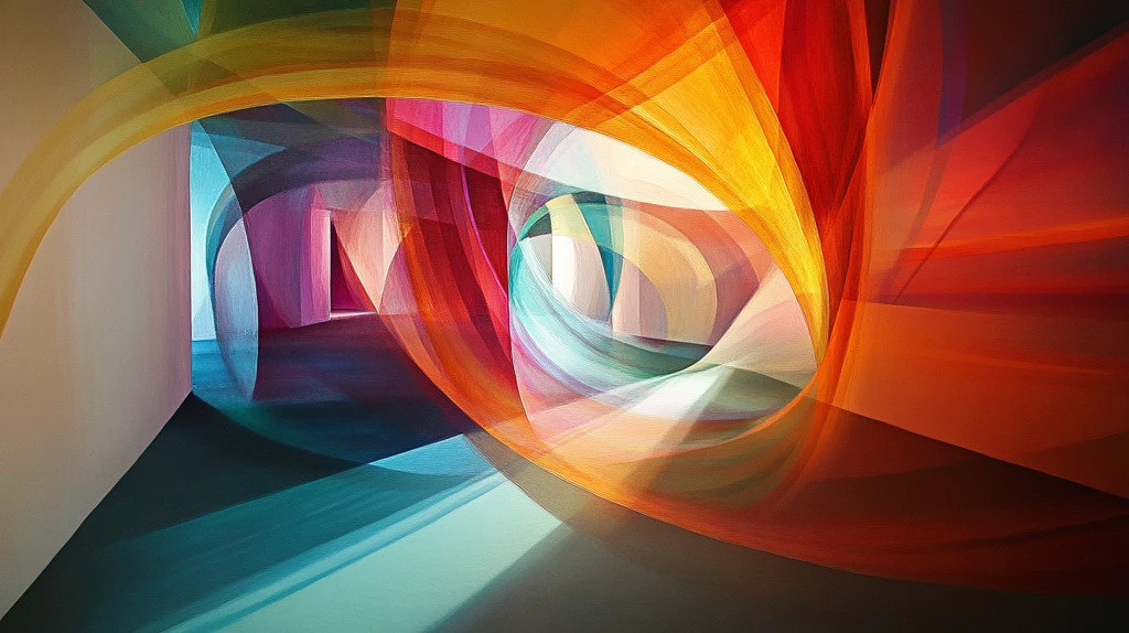 光感色彩高雅抽象艺术