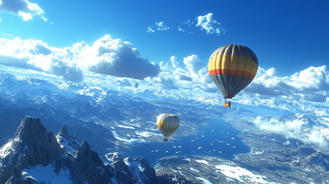 高端大气海拔背景