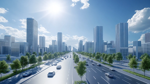 市政道路效果图