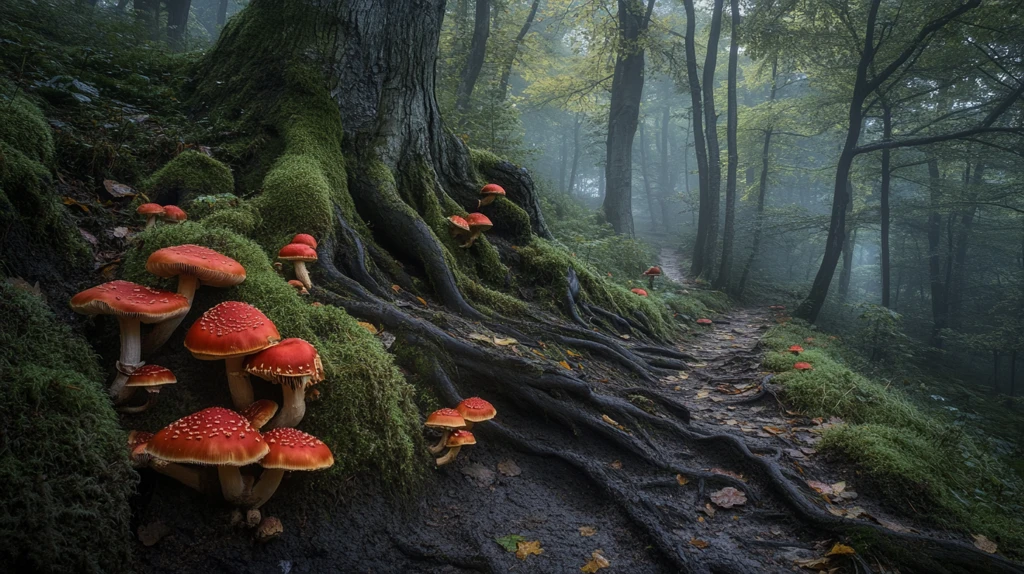 唯美森林野生菌