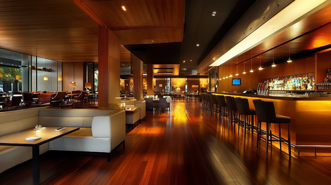 五星酒店酒吧服务区