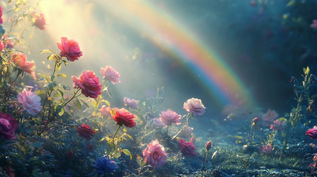 春日绚丽炫丽温柔玫瑰