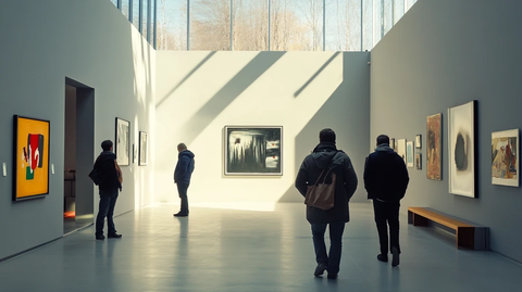 看画展的人