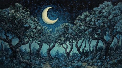 梦幻夜晚立体画