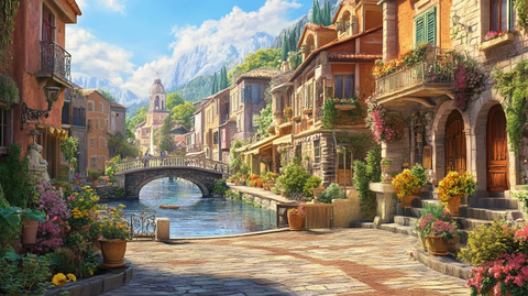 欧美风格欧美小镇