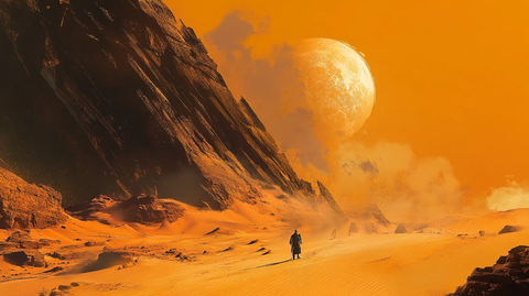 外星球幻想场景插画