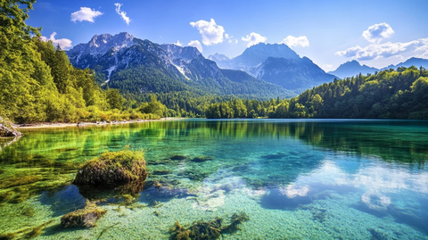 唯美自然山青水秀