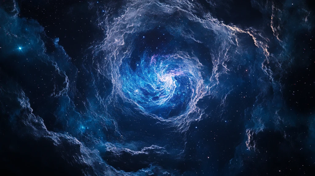 星云宇宙科技背景