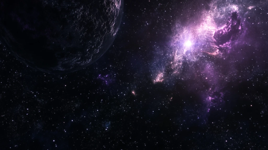 唯美宇宙会议背景