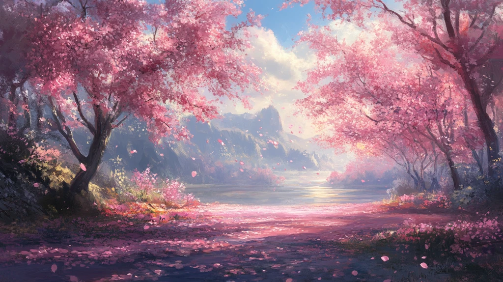 古风场景春暖花开