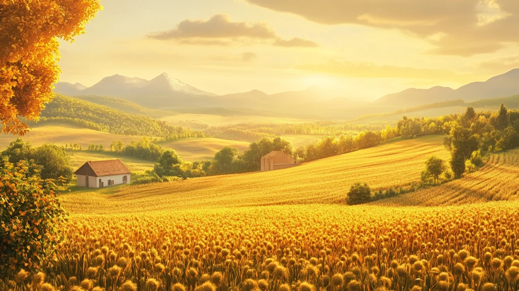 超宽幅田园景色