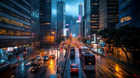 繁华地段都市交通地产