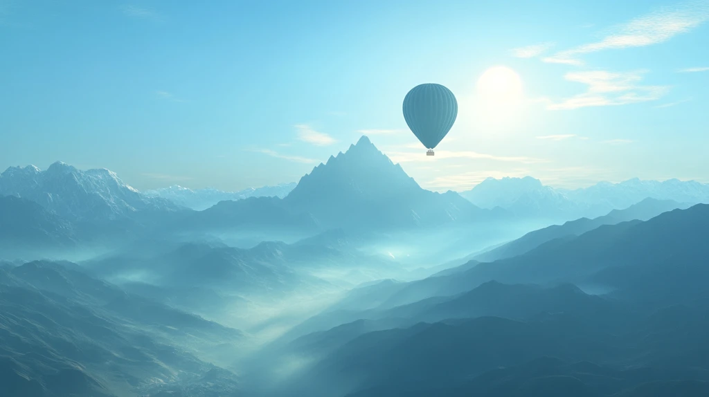 高端大气海拔背景