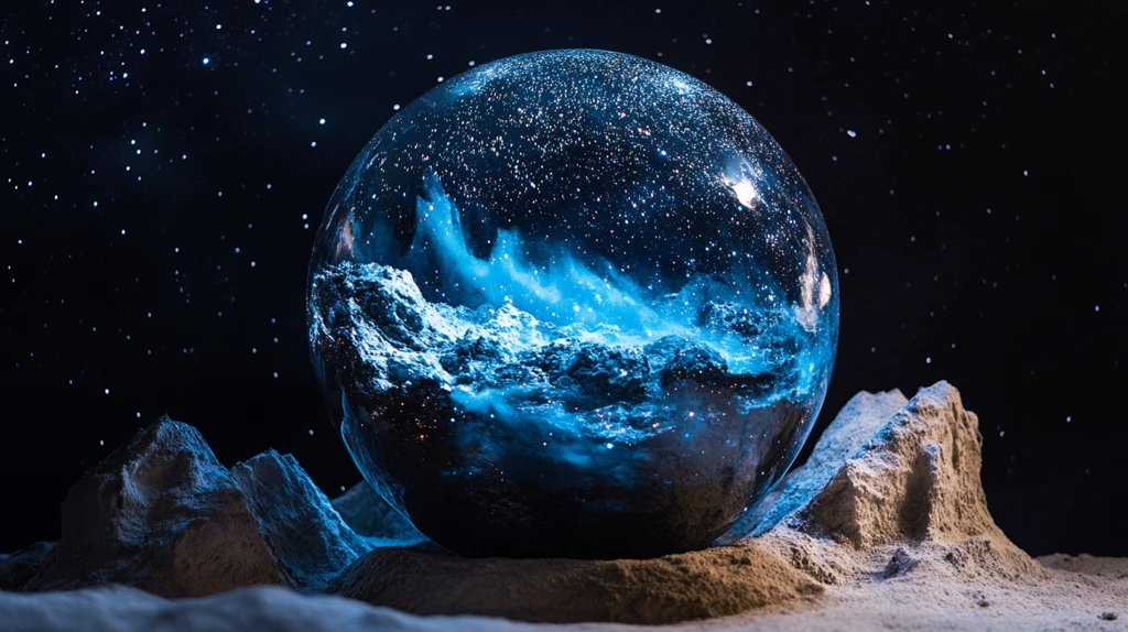 冰川水晶球