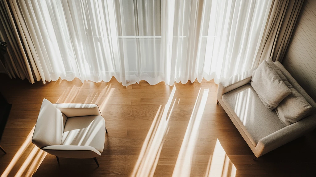 阳光照进室内背景