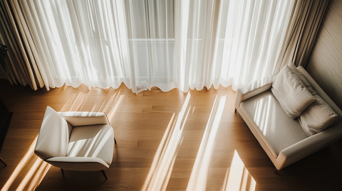 阳光照进室内背景