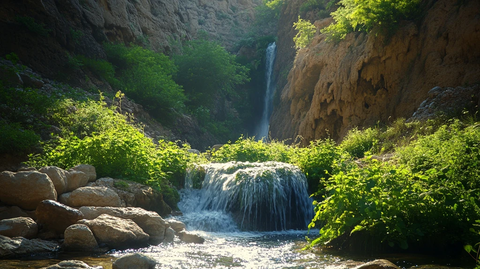容闹沟大峡谷自然风光