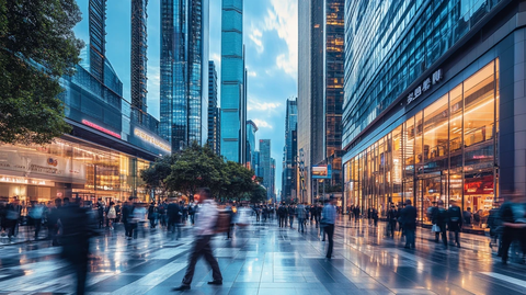 快节奏都市生活