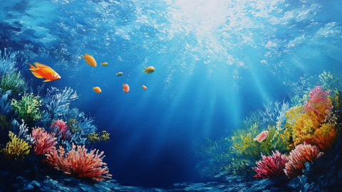 海底世界立体背景