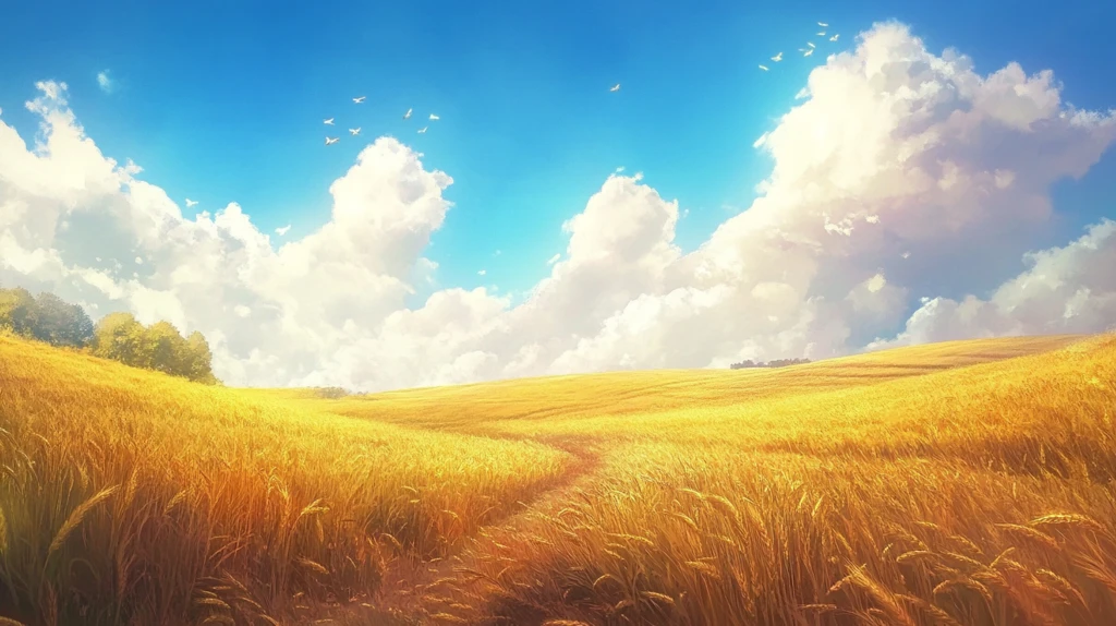 超宽幅田园景色