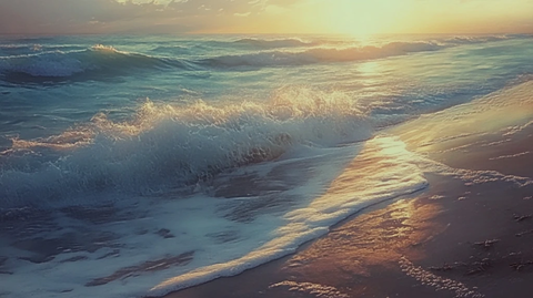 超高清大海装饰画