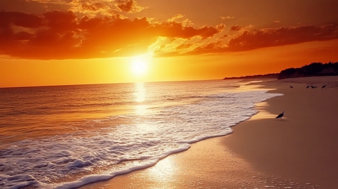 唯美日落精美壁纸