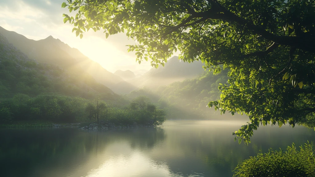 唯美自然山青水秀