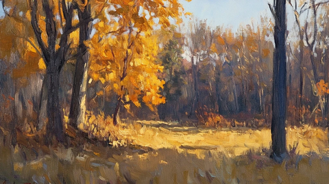 油画秋色