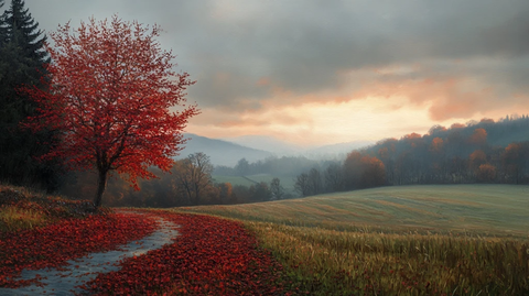 唯美的秋天风景