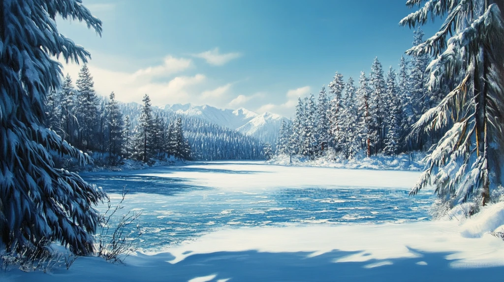 高清大画幅冬天雪景