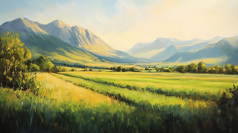 高清宽幅田园山水