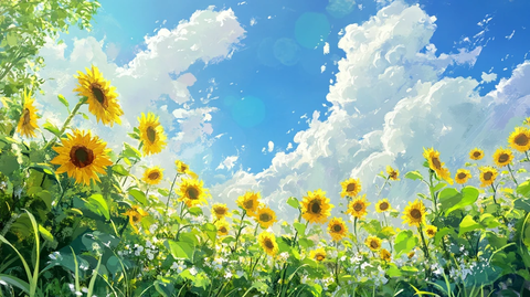 向日葵桌面背景