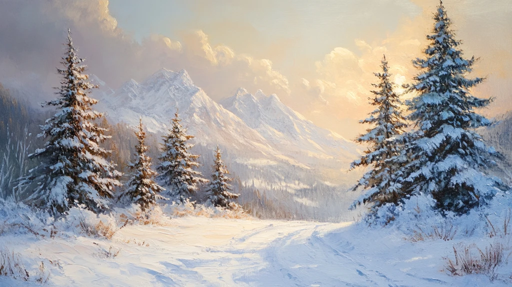 高清大画幅冬天雪景