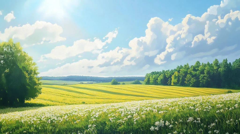 超宽幅田园景色