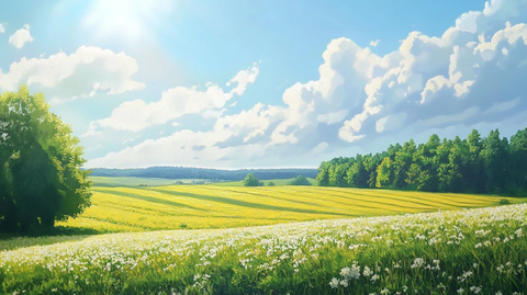 超宽幅田园景色