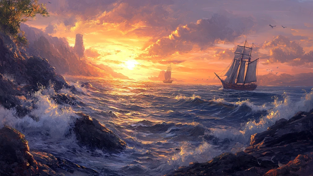 扬帆启航高清画